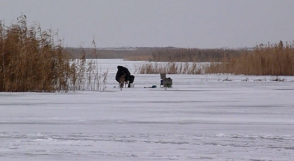 зимние рыбаки фото
